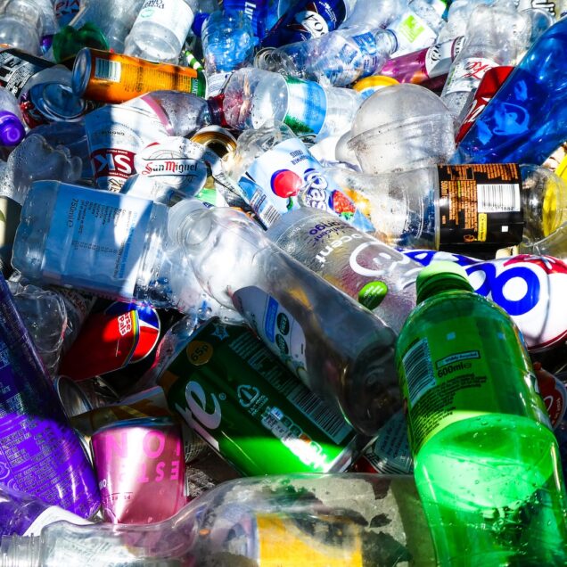 sprite plastic bottle on table